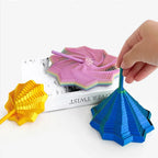 3D Printing Expanded Sensory Fidget Star Model Visual Illusion Hexagon Whirling Spiral Ornaments Stress Relief Board Game