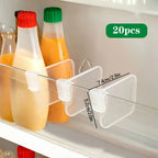 Clear Refrigerator Organizer Dividers – Adjustable Fridge Storage