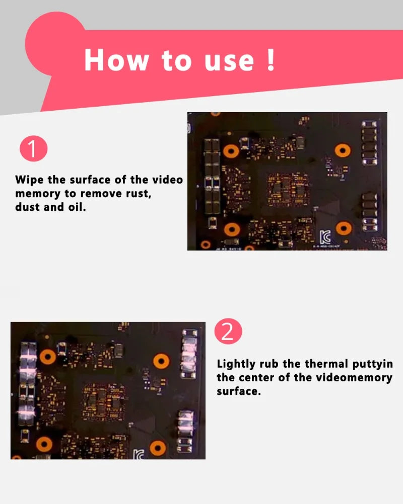 ICE Whale U7 Ultra Thermal Putty For VGA GPU IC Processor Rapid Cooling Thermal Pad Heat Blocking Putty High Performance
