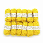 12pcs Multicolor Yarn Knitting Supplies , Crochet Craft For Crocheting And Knitting Yarn Starter Kit For Beginners