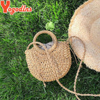 Eco-Friendly Rattan Straw Bag – Handmade & Stylish