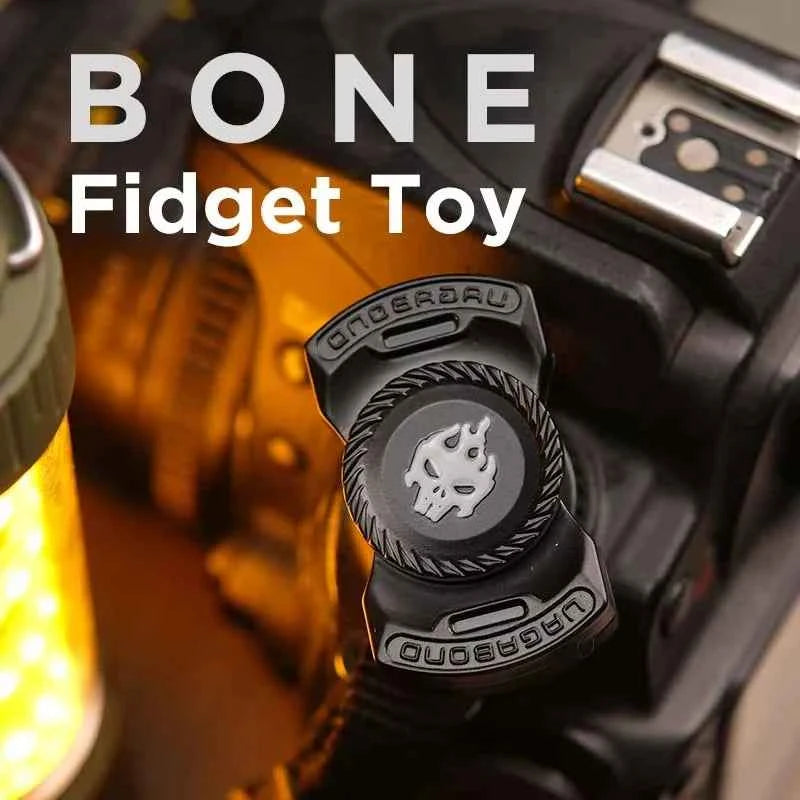 3-in-1 Skeleton Fidget Spinner Metal EDC Stress Relief Toy