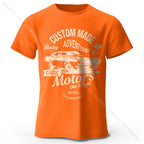 Men's Vintage Motors Graphic T-Shirt – Oversized Cotton Streetwear Tee