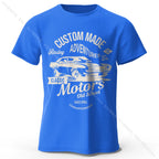 Men's Vintage Motors Graphic T-Shirt – Oversized Cotton Streetwear Tee