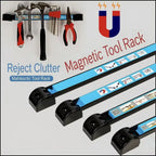 Magnetic Tool Holder Heavy Duty 8 12 18 24 inch Magnetic Tool Bar, Space Saving Metal Organizer Rack for Workshop Garage Home