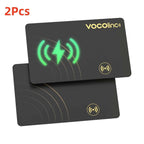 1/2Pcs VOCOlinc Wireless Charging Bluetooth Tracking Card,Global locator, Smart Tag, Item Finder, Use with Find My (IOS Only)