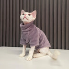 Soft Coral Velvet Hairless Cat Clothes Vest
