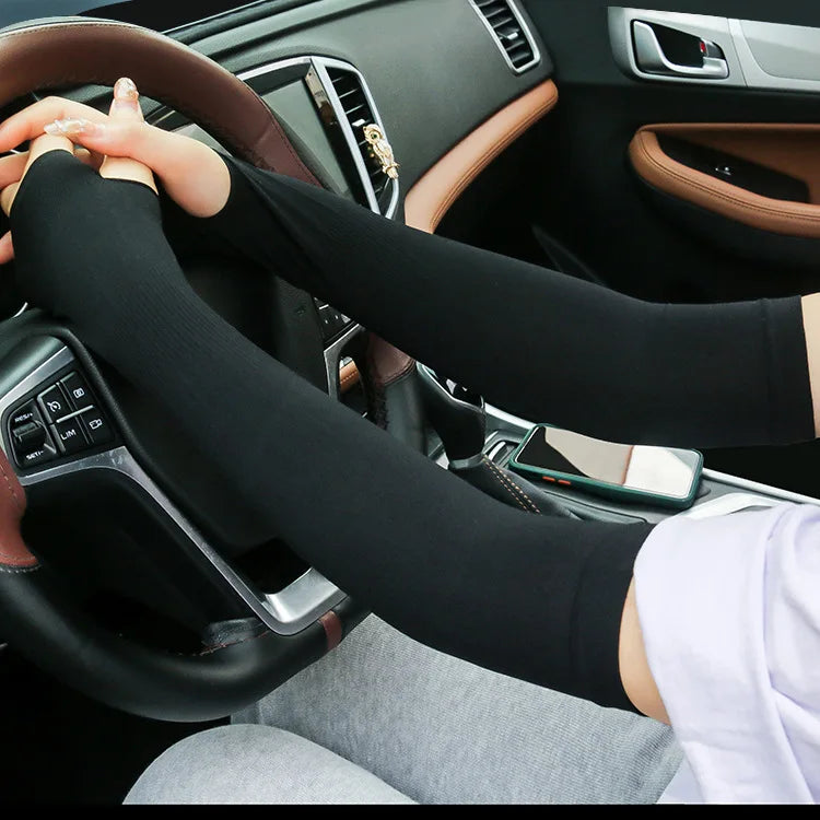 Cool Men Women Arm Sleeve Gloves Running Cycling Sleeves Fishing Bike Sport Protective Arm Warmers UV Protection Cover