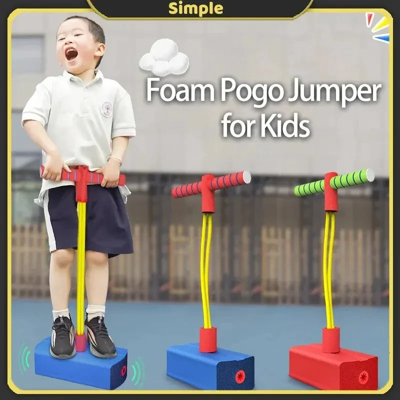 Foam Pogo Jumper for Kids Indoor Outdoor Active Bouncing Toy