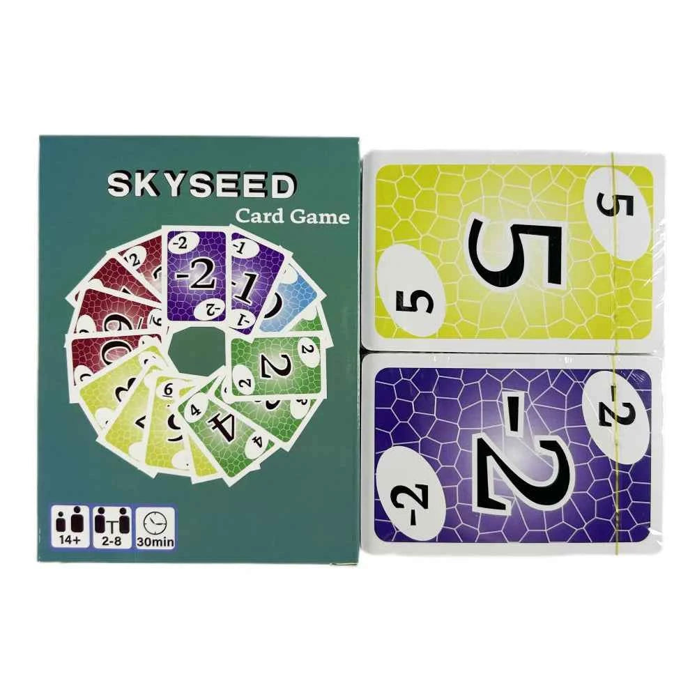 Skyseed Card Game 150 Playing Cards Board Game Deck Fun Exploration Action Edition Christmas and Halloween Gifts