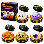 5.5cm Soft Squishy Dumpling Toy With Halloween Theme Steamed Box Slow Rising Funny Sensory Toy Decompression Squeeze Toy Gift