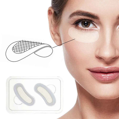 Hyaluronic Acid Microneedle Eye Patches Mask For Anti Aging Dark Circles Moisturizing Under Eye Gel Pads Skin Care