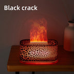 Essential Oil Diffuser,Flame Colorful Water Vapor Fire Humidifier for Aromatherapy Aroma Therapy Machine Room,Flame Diffuser