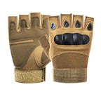 Outdoor  Fingerless Gloves Hard Knuckle Paintball Airsoft Hunting Combat Riding Hiking  Half Finger Gloves