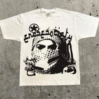 Harajuku Letter Graphic T Shirts Y2k Tops Men Women High Street Oversized T Shirt Pro Choice Streetwear Vintage Tee Clothing