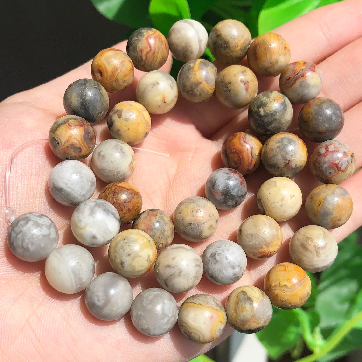 Natural Stone Beads Lapis Lazuli Round Loose Stone Beads For Jewelry Making DIY Bracelet Earrings Accessories 15'' 4/6/8/10/12mm