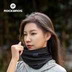 ROCKBROS Winter Keep Warm Cycling Face Mask Fleece Hiking Camping Ski Balaclava Neck Scarf Windproof MTB Road Bicycle Bike Mask