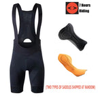 YKYWBIKE Men's Cycling Bib Shorts Italy Elastic Interface 7 Hours Paded Riding Pro Tihgt Bicycle Bib  Road Bike Cycling Shorts