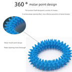 Pet Chew Toy Soft Rubber Bite-resistance Bone Shape Teeth Grinding Chewing Toys for Small Dogs Training Pet Supplies