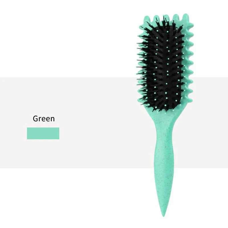 1PC Salon Quality Curling Hair Styling Brush for Men & Women Comb And Shape Curly Hair Reduce Pulling Hairdressing Tool