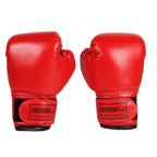 2pcs Boxing Training Fighting Gloves PU Leather Kids Breathable Muay Thai Sparring Punching Karate Kickboxing Professional Glove