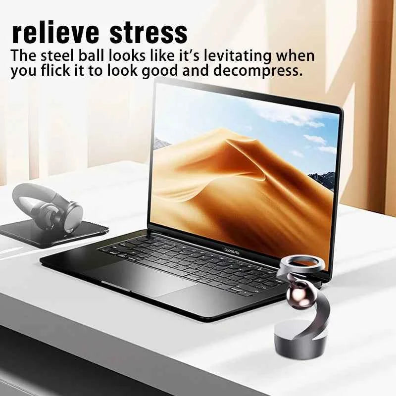 Suspended Spinning Top with Visual Effect Stress Relief Focus Tool Adults & Kids Suspended Gyroscope Fidget Spinner  Fidget toy