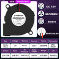 5015 50mm DC 24V 12V 5V 2Pin Dual Ball/Sleeve Bearing Brushless Cooling Turbine Blower Fan 50mm x 15mm Blower Cooler Fan