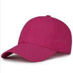 2023 New Summer Men Women Snapback Quick Dry Mesh Baseball Cap Sun Hat Bone Breathable Hats Adjustable outdoor hat