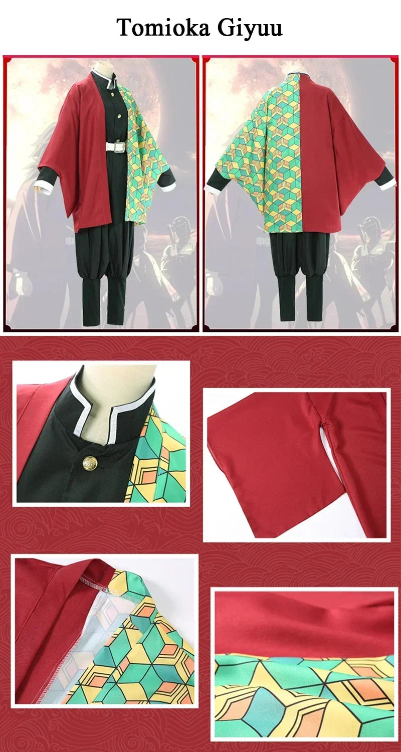 Demon Slayer Kids Cosplay Costume – Tanjiro, Nezuko & Shinobu Outfit
