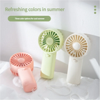 Portable Fan Convenient Creative Small Fan Pocket Hand-held Fan Lightweight AA Battery Handheld Mini Fan Air Coolers