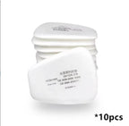 6200 Gas Mask Half-face Dust Shield 5N11 Particle Filters Safety Respirator Mask Industrial Labor Paint Spray