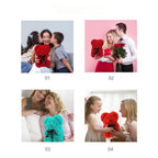 Artificial Flower Eternal Rose Teddy Bear for Mom Mother's Day Birthday Valentine's Day Anniversary Gifts &Artificial Room Decor