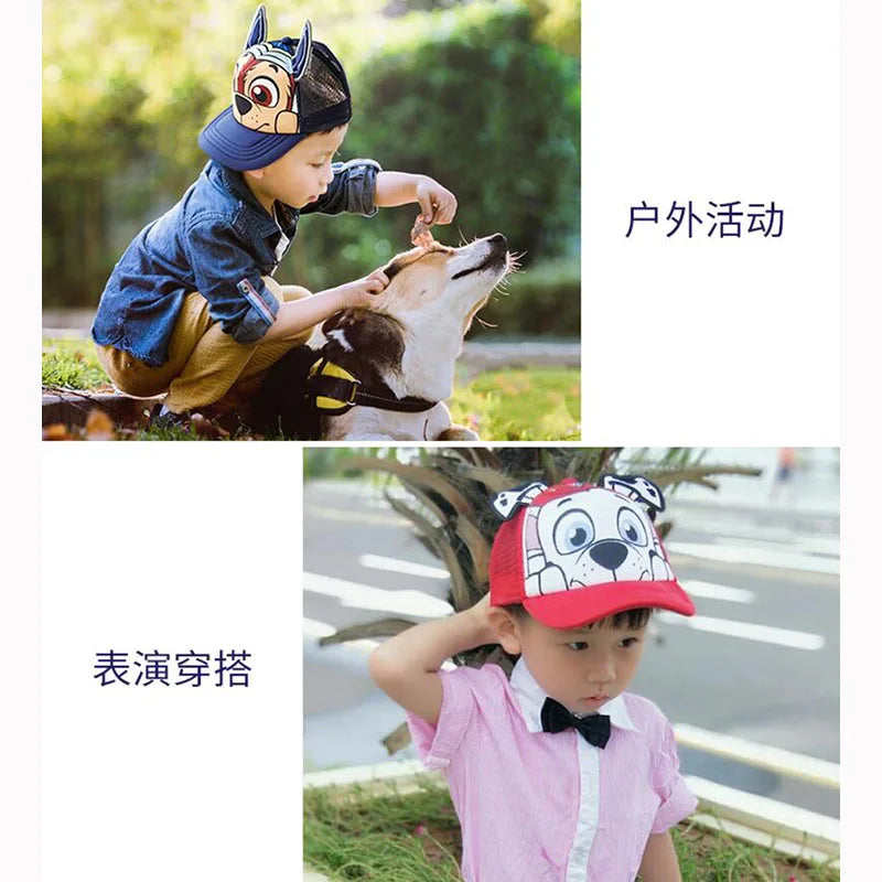 Genuine Paw Patrol Cartoon Child Baseball Cap Hip Hop Mesh Sun Protection Sun Hat Boys Girls Caps Snap back Hats Sports Hat