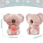 1pc Anxiety Relief sleeping Koala Breathing Plush Toy - Soothing Stuffed Animal w/ Heartbeat, Anxiety Relief Gift for Birthday & Christmas