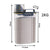 Dog & Cat Food Storage Container – 1.5kg/2kg with Measuring Cup