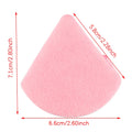 1/2/3/6Pcs Triangle Velvet Powder Puff Face Cosmetic Eye Beauty Makeup Tool Reusable Sponge Washable Mini Powder Puff Accessorie