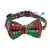 Pet Breakaway Cat Collar Bow Tie & Bell – Christmas Plaid