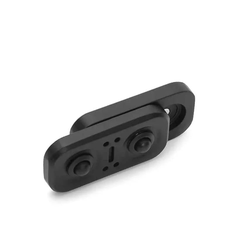 New Owl Push Slider Fidget Slider Toy Adult Metal Fidget Toy Finger Push Spin Coin Decompression Toy EDC Gear Haptic Slider Gift