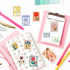 500PCS Flower Stamps Roll Sticker Harajuku Cartoon Y2k Fashion Scrapbook Graffiti Cafe DIY Scrapbooking Phone Gifts Decals