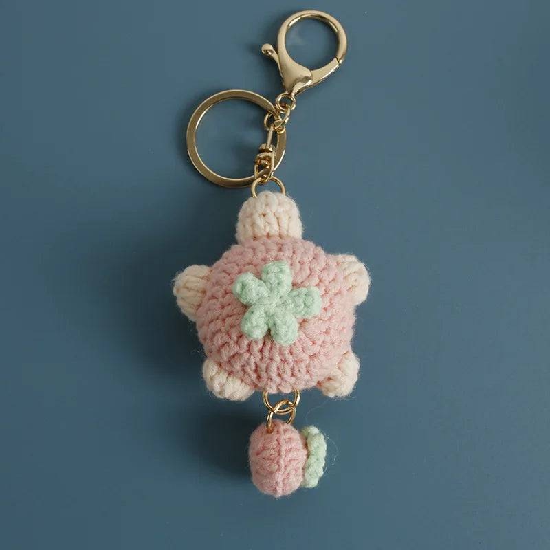 Ocean Animal Crochet Keychain Tropical Fish Bag Charm
