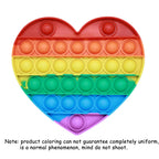Silicone Rubber Anti Anxiety Stress Relief Push Pop Bubble Rainbow Pumpkin Ghost Fidget Toys Squeeze The Toy for Kids Adults