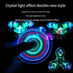 LED Luminous Fidget Spinner Glow Stress Relief Hand Toy