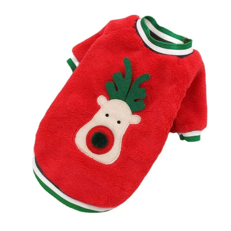 Dog Christmas Clothes – Cozy Winter Coat for Small & Medium Dogs