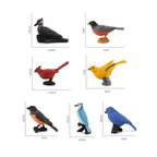 Simulation Mini  Farm Poultry Puppy Crocodile Pegasus Monkey Bird Wildlife Figurine Animal Model Sets Education Kid Toys