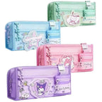 Sanrio Series Pencil Case Kuromi Cartoon Animation Good-Looking Large Capacity Children Pencil Storage Stationery Box Wholesale