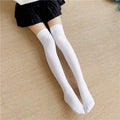Ultrathin Women‘s Silk Stockings Nylon for Ladies Black White Summer Autumn Winter Socks Girls Skinny Legs Over the Knee Thigh