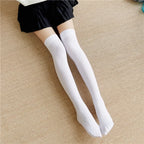 Ultrathin Women‘s Silk Stockings Nylon for Ladies Black White Summer Autumn Winter Socks Girls Skinny Legs Over the Knee Thigh