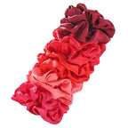 Satin Scrunchies Set for Women & Girls – 25/10/6 Pcs Elastic Hair Bands | Soft Silk Ponytail Holders & Fashion Hair Accessories