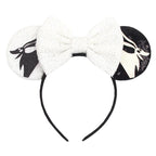 2026 Latest Halloween Cobweb Ears Headband Women Festival DIY Mouse Hairband Kids Party Villains Cosplay DIY Hair Accessories