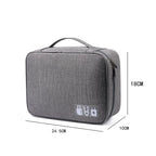 Cable Storage Bag Waterproof Digital Electronic Accessories Organizer Portable Travel Cable Organizer Case For USB Cable Charger